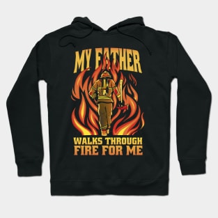 Firefighter Dad Squad - Firemen Father Hoodie